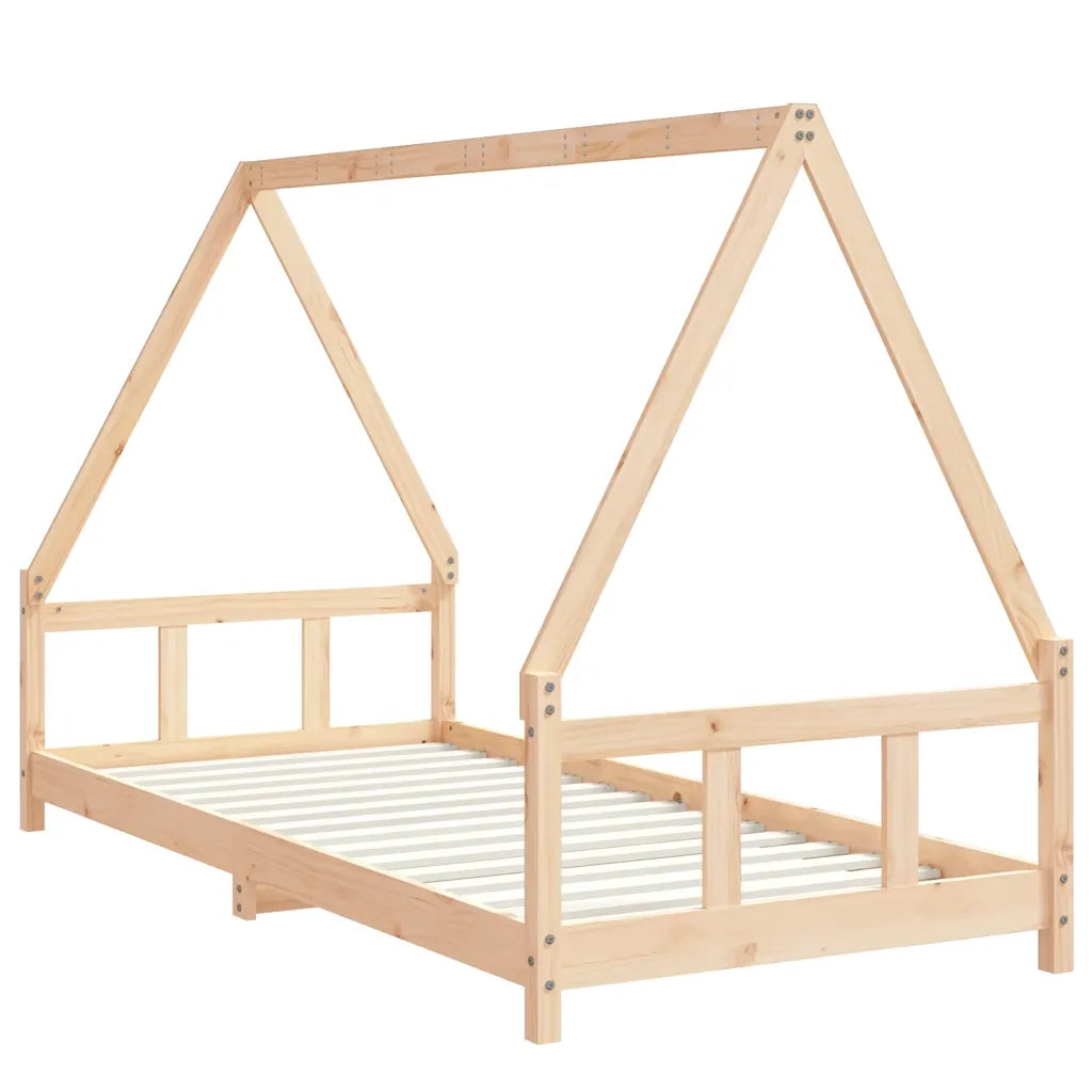 Giroletto per Bambini | Letto Infantile | Lettino 90x200 cm in Legno Massello di Pino