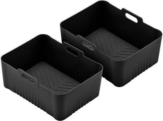 2 pezzi Adatto per Ninja AF 400 451 Aggiungi alla lista dei desideri confronta prodotti piatto in silicone per air fryer - nero
