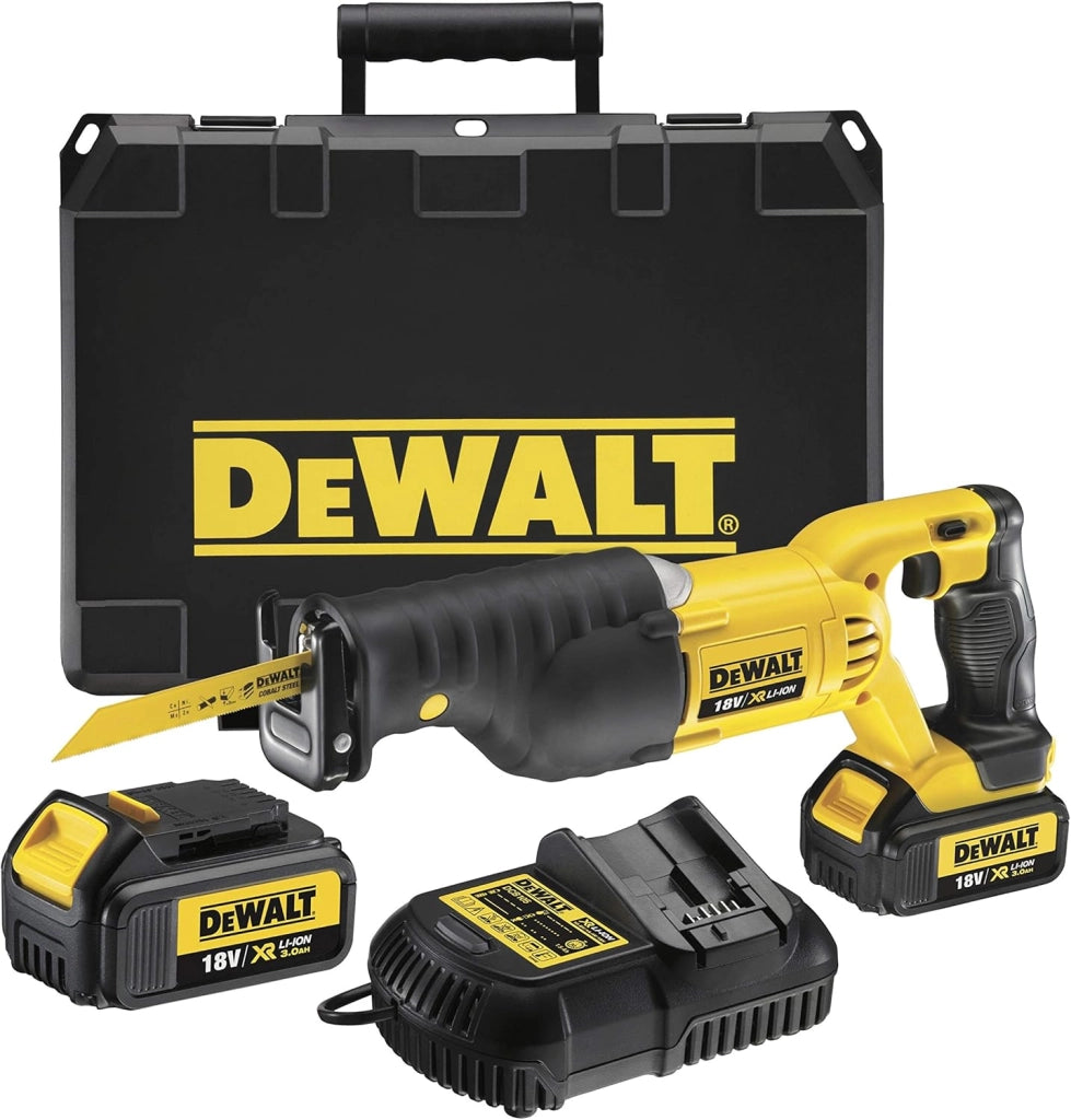 DEWALT DCS380N-XJ Sega a Sciabola, Multicolore (Nero/Giallo), 46,8 x 15 x 9,8