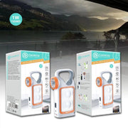 Trade Shop - Lampada Luce Emergenza Batterie Ricaricabile 1w Torcia Led Carica Solare Tx-8414 -