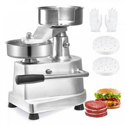 Hamburger Maker Manuale per Fili di Carne Sferici - Macchina da Cucina in Acciaio Inox - 5 Pollici