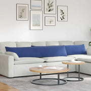 Cuscini da Divano 2 pcs Blu Polizia 200 x 40 cm