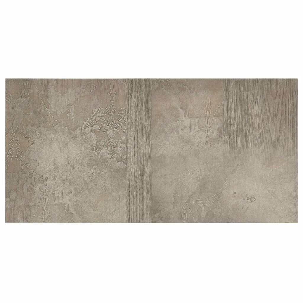 Tavole per Pavimenti 5,11 m2 55 pz PVC Marrone scuro e Grigio CFW2156108