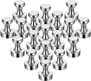 Set di magneti neodymium superforti, con 18 magneti a cono, mini magneti metallici, puntine per lavagne bianche e frigoriferi (12 x 16 mm)