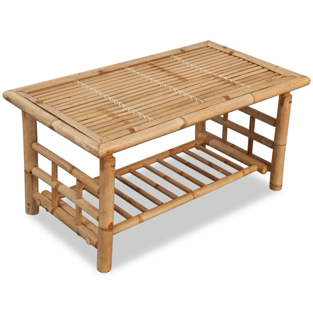 Tavolino da CaffÃ¨ in BambÃ¹ 90x50x45 cm cod mxl 13454