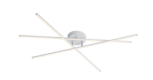 Plafoniera da Interno a LED in Metallo Bianco Opaco