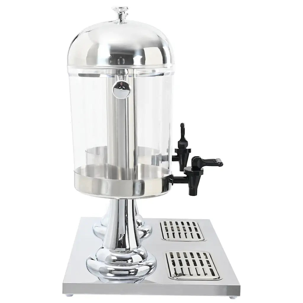 Doppio Distributore di Succhi di Frutta e Bibite Acciaio Inossidabile 2 x 8 L 50532