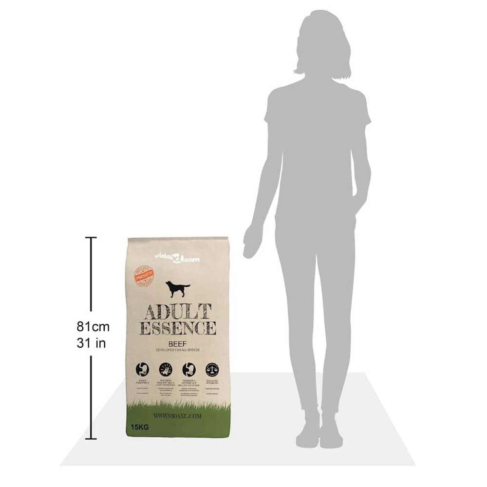 Dry Dog Food Adult Essence Beef 15 Kg