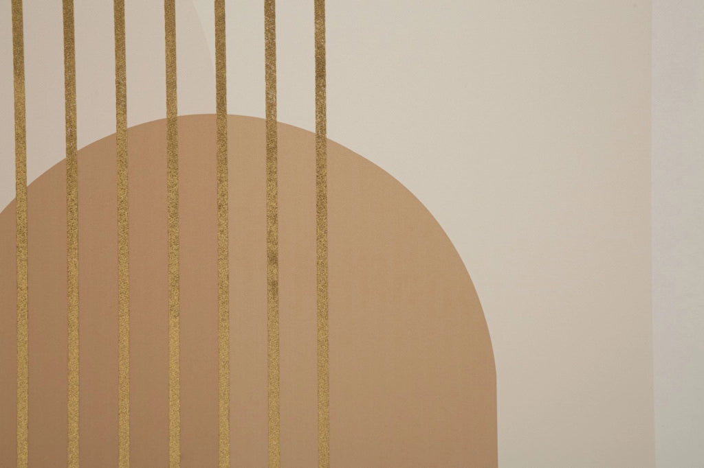 Quadro moderno, stampa dipinta oro 80x3x120cm Shine A