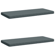 Cuscini per Panchina a 2 Pezzi VUGHT 2 pz 100% Poliestere Blu 951759