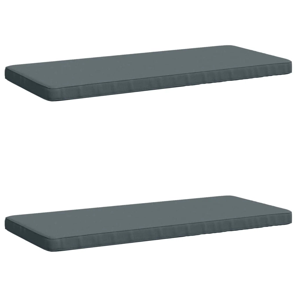 Cuscini per Panchina a 2 Pezzi VUGHT 2 pz 100% Poliestere Blu 951759