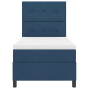 Letto a molle con materasso con led Blu 80 x 200 cm Tessuto 3342829
