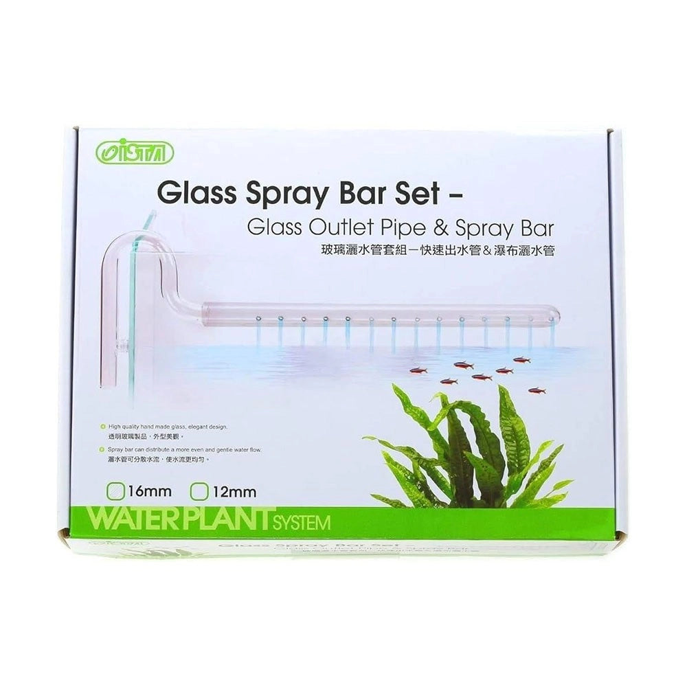 Ista Glass Spray Bar Set - Set di Mandata Forato in Vetro Diametro: 16 mm