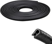 Protezione di Contatto U-Formata - Gomma di Alta Qualità - Protezione di Contatto Sturto - Flessibile - Installazione Non Distruttiva - Alta Resistenza alla Temperatura - Protezione della Porta
