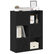 Libreria Rovere Nero 60x24x76,5 cm in Legno Multistrato 860383