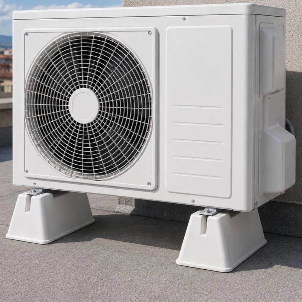 Blocco antivibrazione per unità esterne hvac