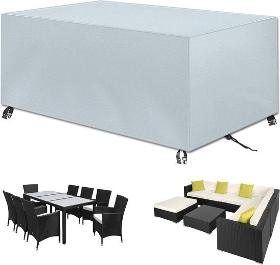Tappeto impermeabile per mobili rettangolari - materiale 420D, resistente ai raggi UV, ermetico, dimensioni 220 x 90 x 50 cm