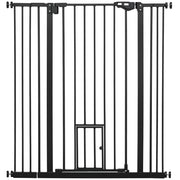 Barriera di sicurezza per animali ¨C zephmum ¨C nero 104.1 cm
