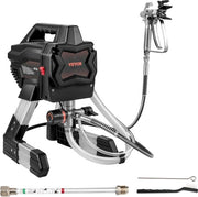 Spazzola a spruzzo aeree - 650W - Spazzola a spruzzo aeree - Verificatore di vernice - Elettrico - Professionale - Macchina di rivestimento - 1,1 L/min - Spazzola a spruzzo - Pistola a spruzzo - Senza aria - Verificatore di vernice