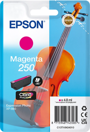 Epson 250 Violin Claria Photo HD cartuccia d'inchiostro 1 pz Originale Magenta