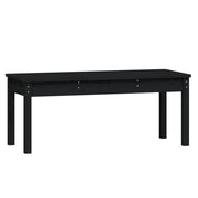 Panca da giardino mobili da esterno terrazza nera 109 x 44 x 45 cm legno massello di pino nero 02_0011750