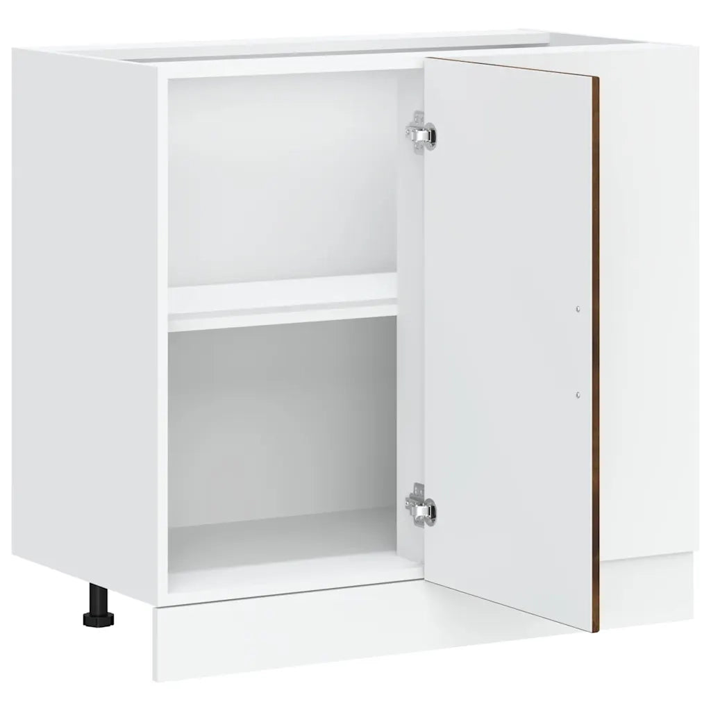 vidaXL Mobile Base Lavello “Lyon” Rovere Fumo in Legno Multistrato