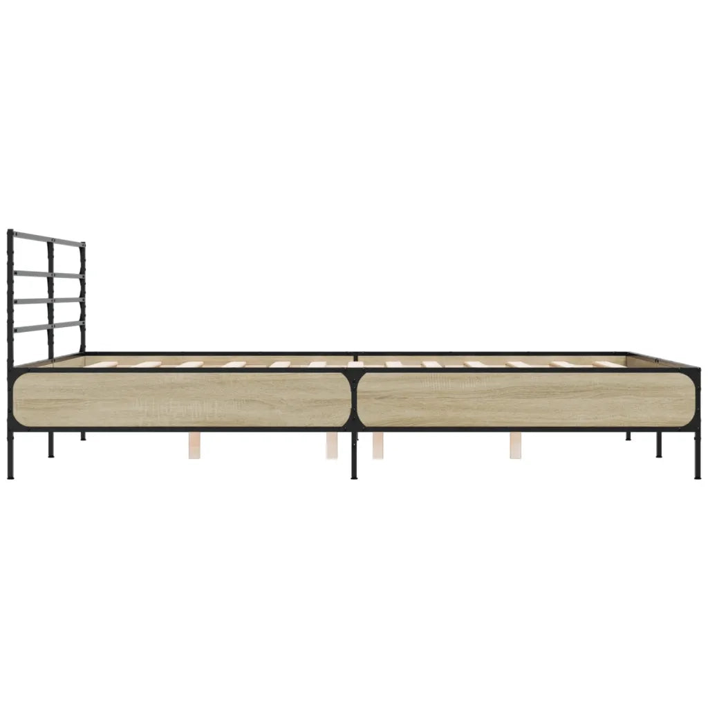 Giroletto Rovere Sonoma 150x200 cm in Legno Multistrato Metallo 3280048