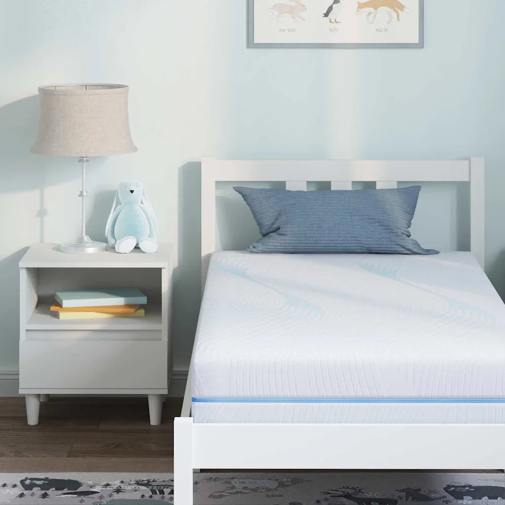 vidaXL Materasso Bianco 80 x 160 cm Schiuma
