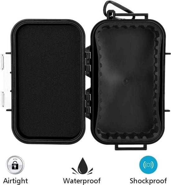 Scatola di Stoccaggio Solida Outdoor Resistente ai Colpi Resistente all'Acqua Box di Emergenza - Contenitore di Stoccaggio Aria Imprigionata - Escursioni Campeggio.