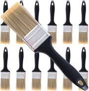Set di pennelli per verniciare 12 pezzi - pennelli professionali - manico in plastica trattato - per verniciare a mano - adatto per mobili/divani - attrezzo leggero - pennelli per verniciare
