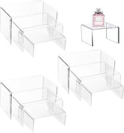 Set di supporti in acrilico in 3 misure - Translucido - Adatto per gioielli e profumi - Supporto per torta - Supporto per lavori di artigianato