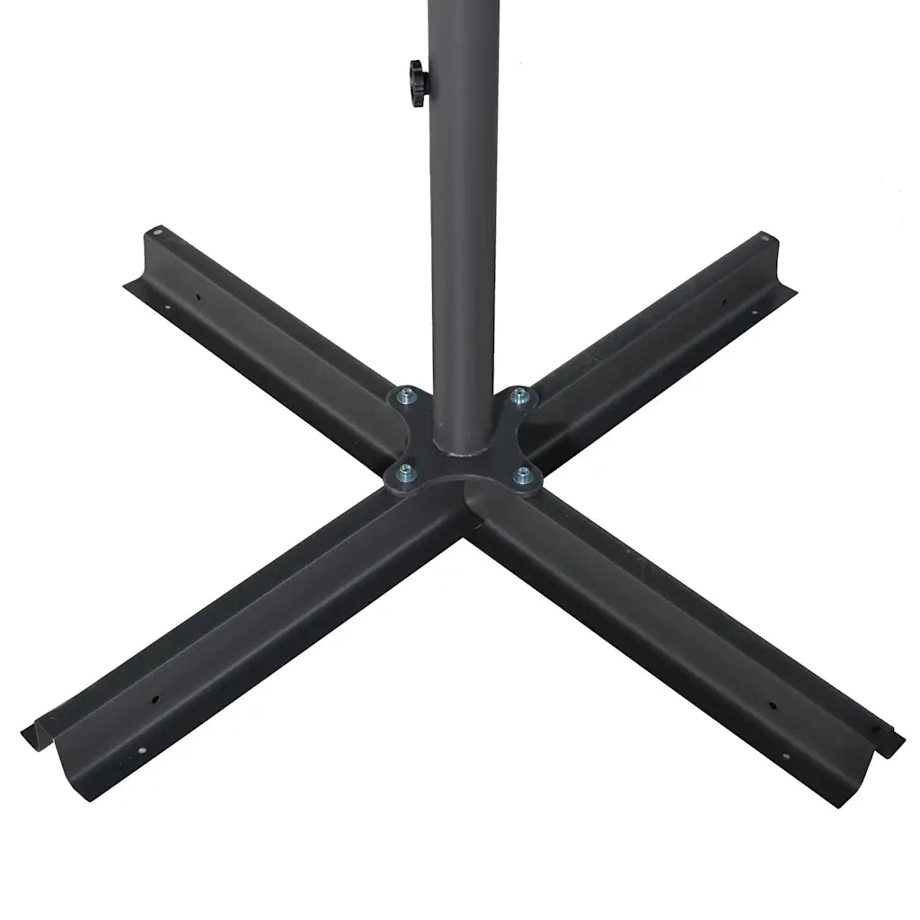 Ombrellone da Esterni con Palo in Alluminio 600 cm Antracite  cod mxl 15019
