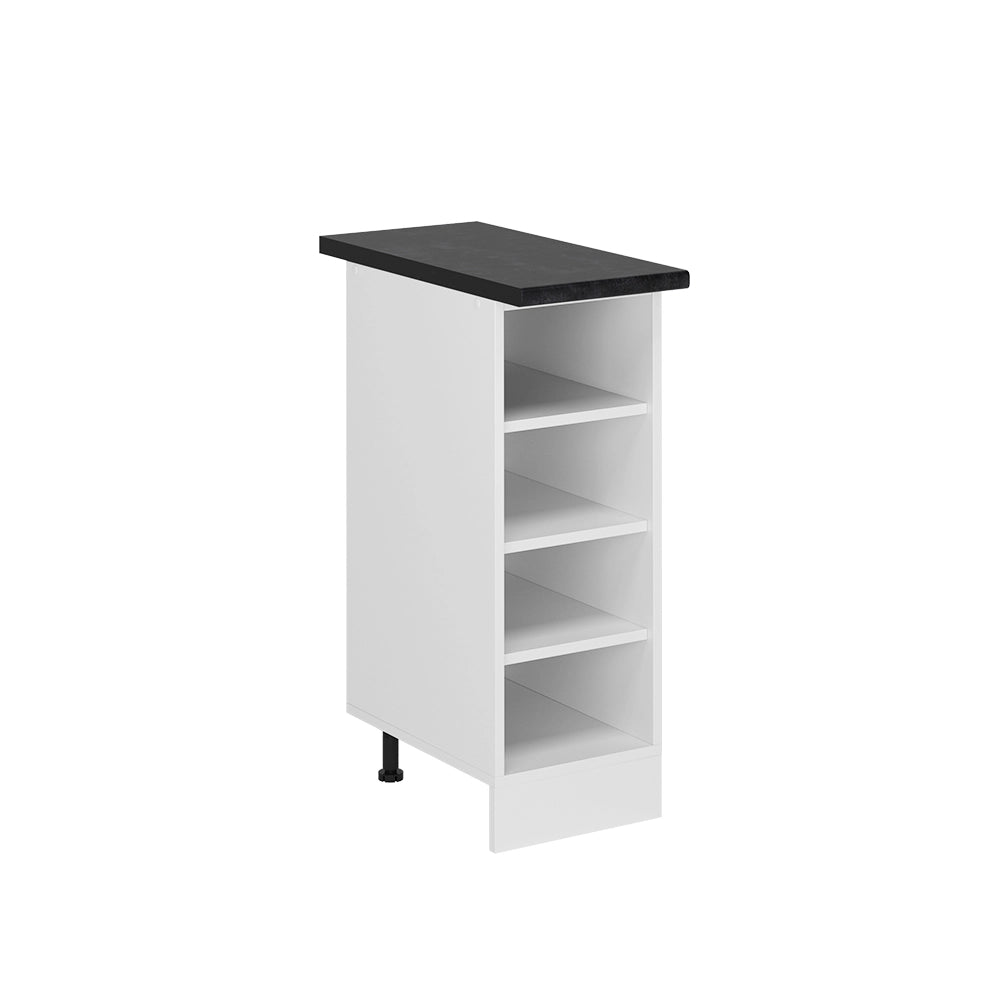 Vicco Scaffale da cucina Bianco 30 cm , PL Antracite