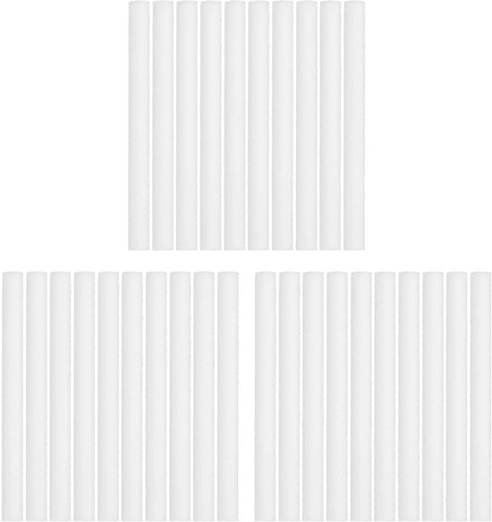 Vaporizzatore - Filtro di Sostituzione a 30 pezzi - Sticks a Tessuto in Cotone - 8x100mm - Wattenstaafjes - Per Vaporizzatore/Aromadiffuser - Facile da Installare - Bevoptrice