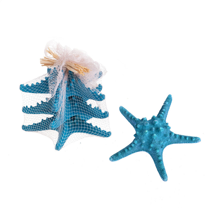 Set 6 Stelle 20 cm Colorata in Rete