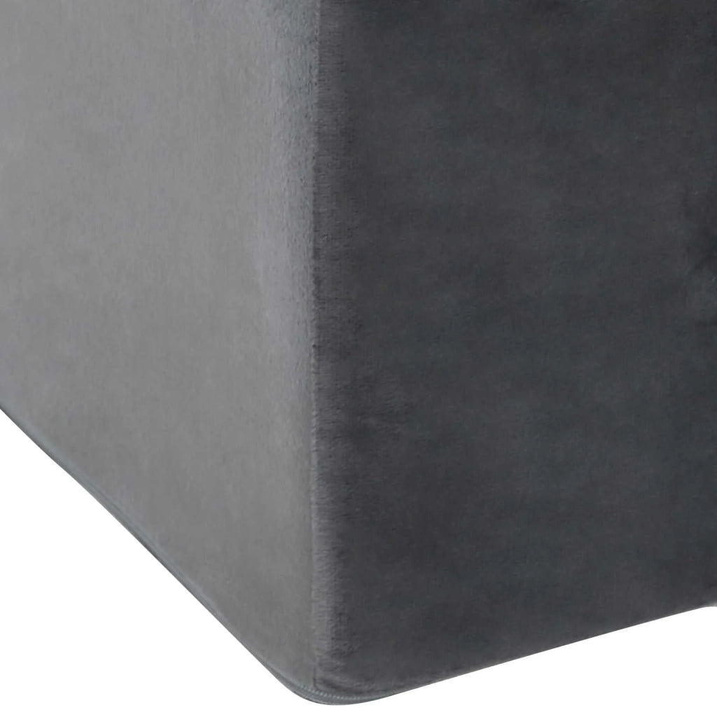 Cuscino per Gambe Grigio 68 x 40 x 18 cm Schiuma PU CFW7798002