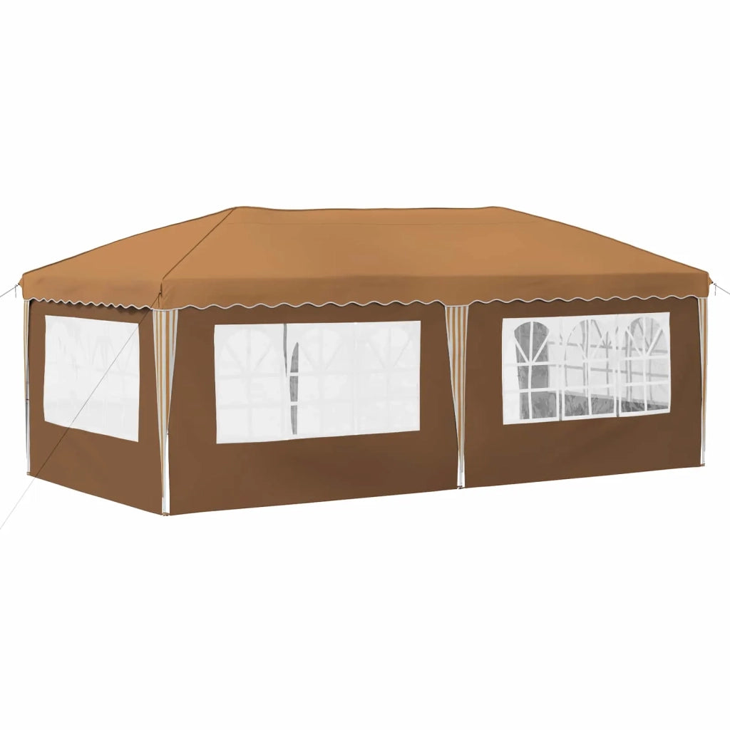 Tenda per feste a pop-up-Gazebo 575 x 289 x 245 cm Beige