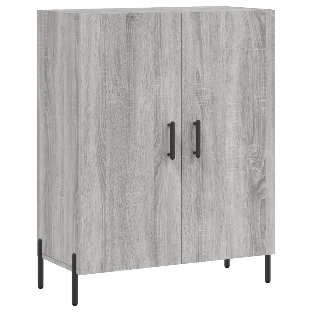 Credenza-Buffet-Armadio da cucina Grigio Sonoma 69,5x34x90 cm in Legno Multistrato 641929