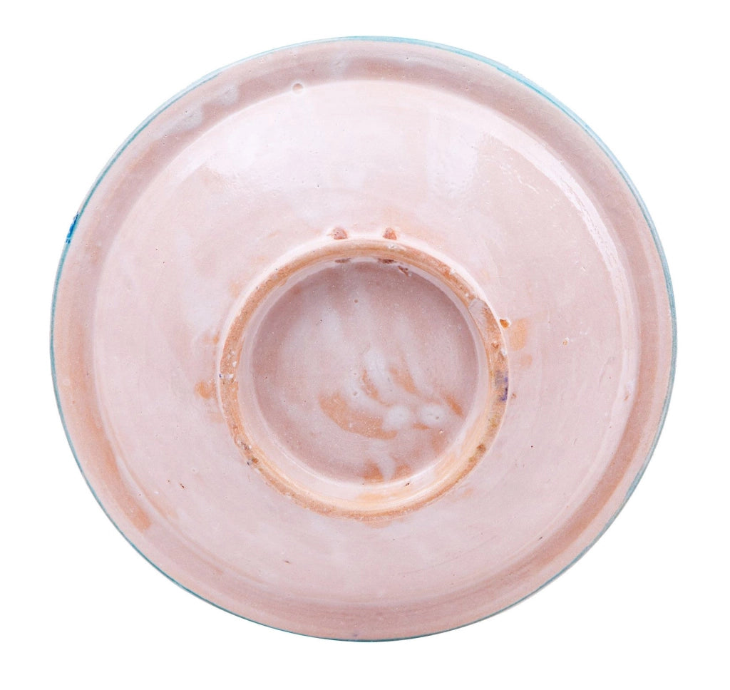 Biscottini Piatto in ceramica decorato a mano