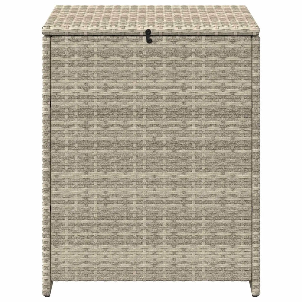 Scatola per Cuscini Grigio chiaro 55 x 55 x 69 cm polyrattan