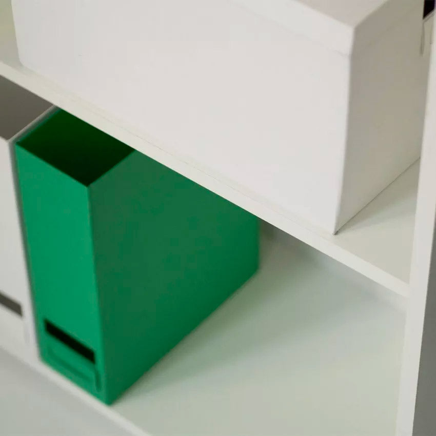 Libreria 6 Ripiani 72,3x34,1x177,1 cm in Truciolare Nobilitato Bianca