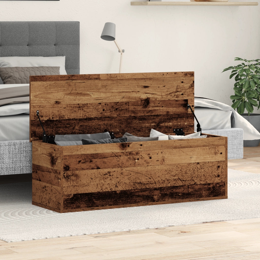 Scatola per riporre  in legno vintage 102x35x35 cm in legno ingegnerizzato
