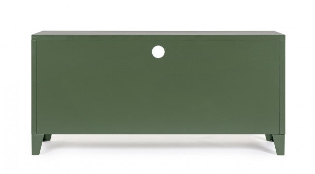 Mobile TV con 2 Ante 40x120,5x58,5 cm Cambridge in Acciaio Verde