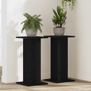 Supporto per piante 2 pcs Rovere Nero 30 x 30 x 60 cm 3345112