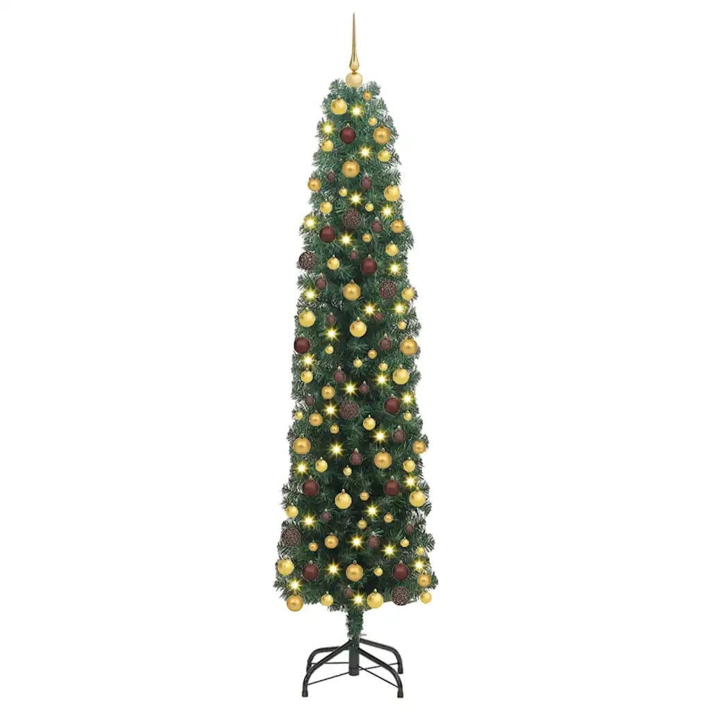 Albero di Natale artificiale con 300 LED Verde 180 cm 3394940