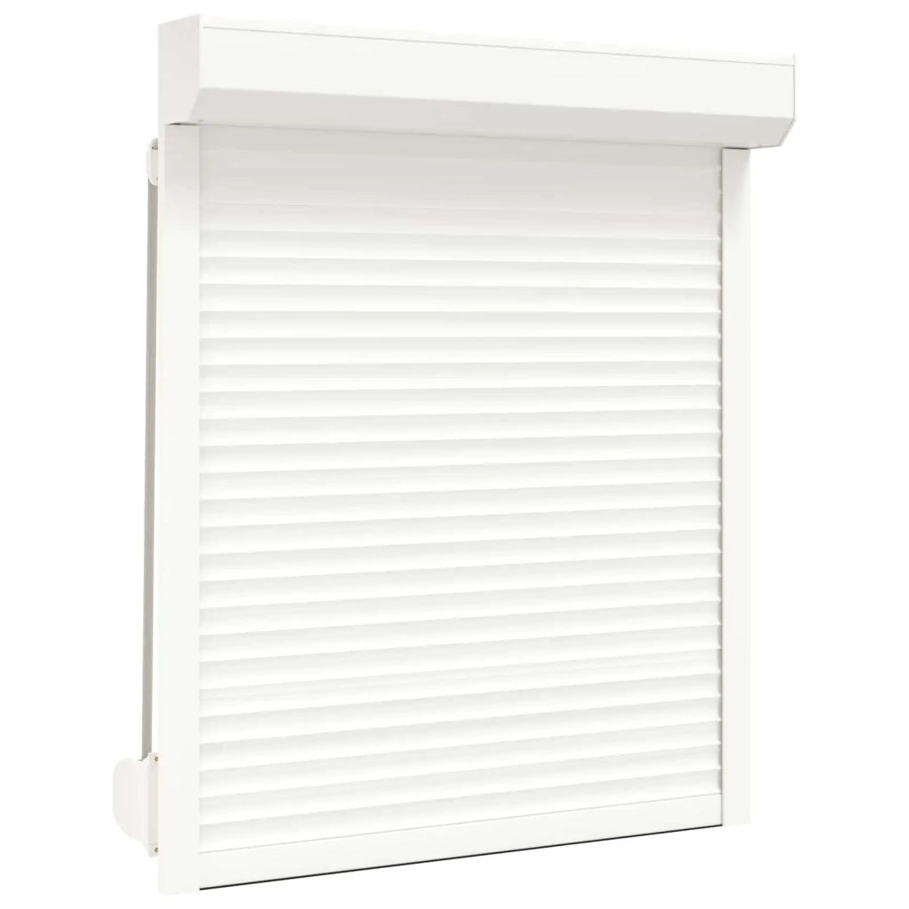 Persiana a rullo Bianco 100 x 130 cm Alluminio e poliuretano CFW2676045