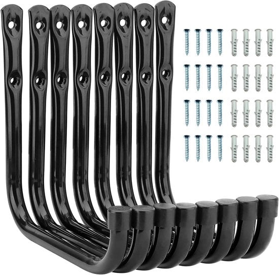 Haken per Opberghoek per Garaladder 205 cm con Capacità 20 kg per Tua per Furgone e Bicicletta
