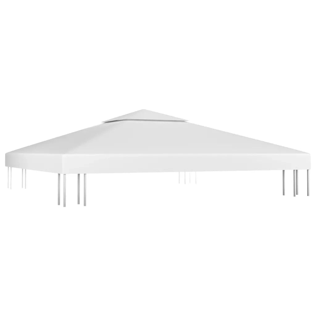 Copertura Superiore per Gazebo a 2 Strati 310 g/m2 3x3 m Bianca CFW9650464