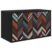 Mobile TV da Parete OMMEN 69 x 33 x 40 cm Rovere Nero 8007130