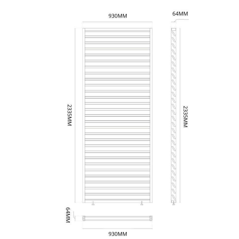 Pannello frangivista orizzontale 1M OMBREA VS - Woodlook
